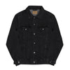 EMBROIDERED DENIM JACKET (BLACK)