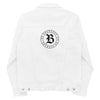 EMBROIDERED DENIM JACKET (WHITE)